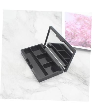 Balacoo Empty Eye Shadow Palettes 8 Pcs Makeup Eyeshadow Eye Shadows Magnetic Empty Eyeshadow Palette up Blush Powder Mirror 4.5X7.2CMx2pcs Black 2x2pcs - Buy Online on GoSupps.com