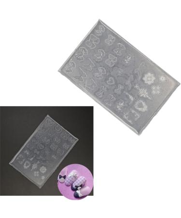 Limtula Versatile Nail Art Mold for DIY Nail Decorations Nail Art Decorations Nails DIY Silicone Templates Bowknot Nails Art Mol - Buy Online on GoSupps.com