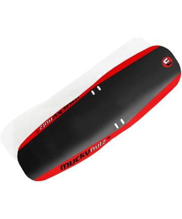 Mucky Nutz Face Fender Regular - Black/Red | Durable MTB Mudguard - Buy Online on GoSupps.com