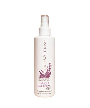 smartSOLUTIONS Miracle Gel Spray 8 oz | 24-Hour Hold | Non-Flake | Paraben-Free