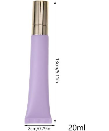 FOMIYES Empty Eye Cream Squeeze Tubes 20g Refillable Essential Oil Roller Bottle Cosmetics Roll on Bottle Dispenser Sample Travel Container for Lip Balm Gloss for Women Girls - Buy Online on GoSupps.com