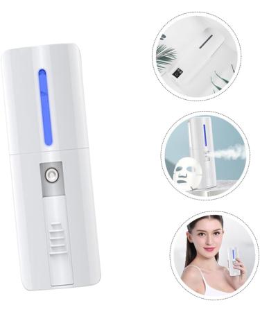 BIUDECO 1pc Hydrating Instrument Nano Mist Sprayer Facial Spray Mister Handheld Sprayer White Abs - Buy Online on GoSupps.com