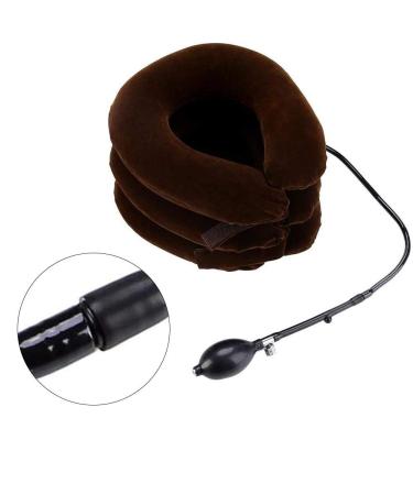 Travel Cushion Neck Traction - Inflatable Cervical Pillow for Muscle Pain Relief - Buy Online on GoSupps.com