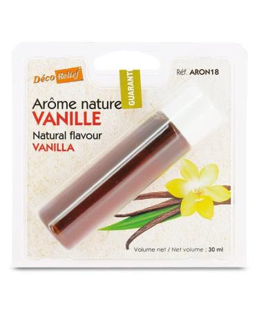 D co Relief - Natural Vanilla Flavour 30ml - Food Flavour for Baking Cooking - Professional Ingredient