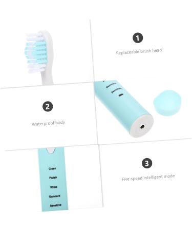 Buy HOMSFOU Electric Toothbrush for Children - Automatic Cleaning Brush in Blue | Safe & Fun Oral Care - Buy Online on GoSupps.com