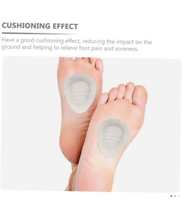 FOMIYES Sponge Forefoot Pad - 5 Pairs Felt Insoles & Metatarsal Pads for Women - Cushions for Heels & Half Shoes - White Foot Care Solutions - Buy Online on GoSupps.com