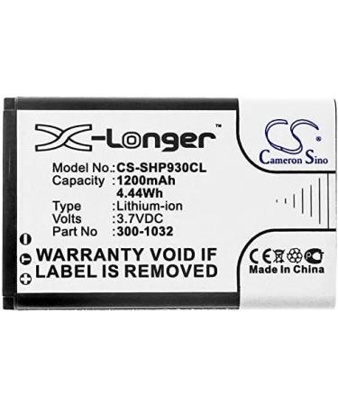 Replacement Battery for Shoretel IP930D - 1200mAh/3.7V Compatible with Part Numbers 10000058 300-1032 SH-10450 - International Shipping Available - Buy Online on GoSupps.com