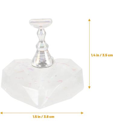 FOMIYES 1 Set Magnetic Base Press on Nail Holder Magnetic Nail Holder Nail Stands for Press on Nail Display Stand Nail Accessories Nail Stand for Press on Portable False Nails Acrylic 3.8x3.6cm As Shown - Buy Online on GoSupps.com