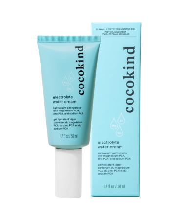 Cocokind Electrolyte Water Cream | Lightweight Water Gel Moisturizer | Balanced Hydrating Day Cream for All Skin Types | 1.7 Fl Oz