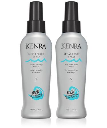 Kenra Sugar Beach Spray 7 | Texturizing Spray | Adds Volume & Texture Without Drying Hair | No Crunch Or Stickiness | All Hair Types 4 Fl Oz (Pack of 2)