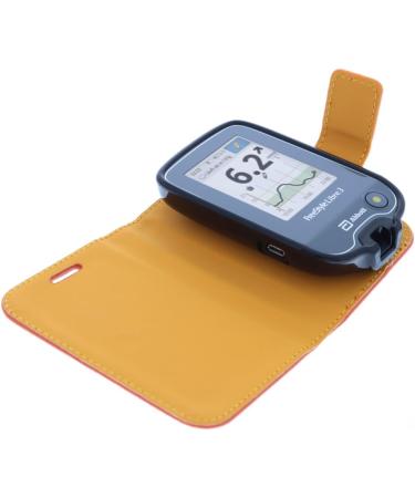 Buy Foto-Kontor Protective Case for Abbott Freestyle Libre 3 | Book Style Orange | Durable & Stylish International Shipping - Buy Online on GoSupps.com