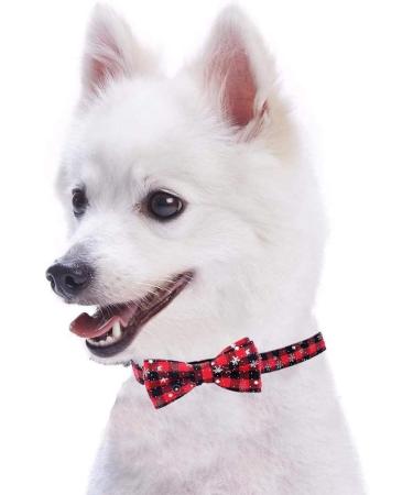 Buy Removable Fly Christmas Cat Collars - Cute Checked Pattern Adjustable and Durable for Cats & Small Dogs - 2 Pack - Buy Online on GoSupps.com