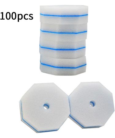 Qtynudy 100PCS Counts Strong Cleaning Material Rich Foam Disposable Toilet Bowl Refills Pads for RV Home Easy Install High Guality - Buy Online on GoSupps.com