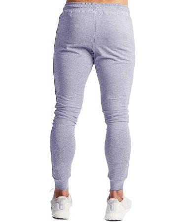 PIDOGYM Men's Slim Tapered Jogger Sweatpants - Light Grey XX-Large - Buy Online on GoSupps.com