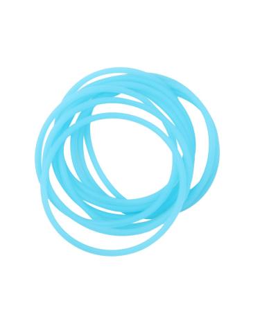 Baoblaze 10 Hair Elastic Scrunchies - Ponytail Holders & Rubber Bracelets in Blue | Perfect for Birthday Parties & Stylish Hair Accessories - Buy Online on GoSupps.com