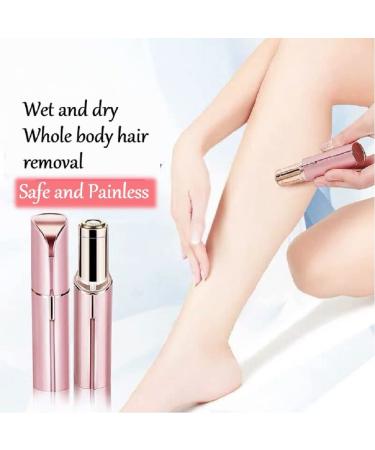 Women's Facial Hair Remover - Safe & Painless Shaving for Lip, Bikini, and Armpit Hair (Rose Gold) - Buy Online on GoSupps.com