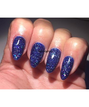 Bluesky Blue Glitter Sparkle BLZ13 Diamond Storm Nail Gel Polish UV LED Soak Off 10ml - Buy Online on GoSupps.com