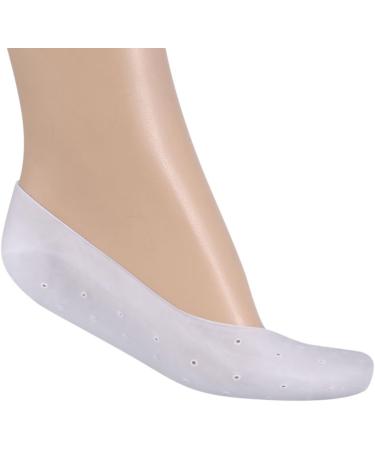 Silicone Moisturizing Gel Socks for Cracked Skin Care Full Length Foot Protector 1 Pair CN 37-40 White (L) - Buy Online on GoSupps.com