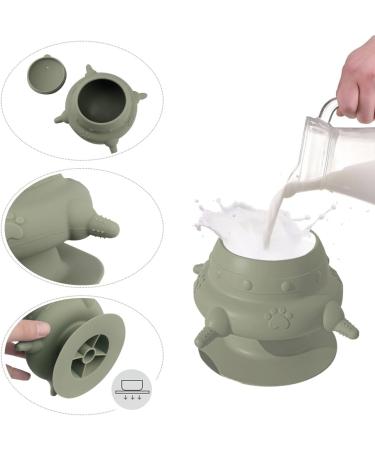 Breeding Help: Silicone Feeding Station for Puppies & Kittens 4 Nipple Milk Feeders for Newborn Pets - Buy Online on GoSupps.com