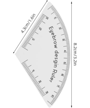 Gabarit de Dessin pour Sourcils R utilisable R gle de Maquillage Pr cise Outil de Cartographie Stable et Flexible Format Voyage Compact pour Mise Rapide des Sourcils Minute - Buy Online on GoSupps.com