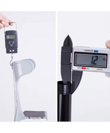 Folding Forearm Crutch for Adults Adjustable Aluminum Crutches for Walking Lightweight Travel Crutches (Color : Gray Size : 1 Pair) anniversary Lucky Star Selfless dedication Grey 1 Pair - Buy Online on GoSupps.com