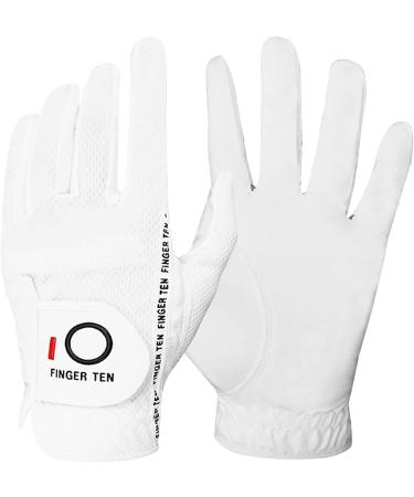 Lovmead golf gloves men for left hand 1 piece all-weather microfiber microfiber rain grip golf glove right-handed glove right-handed gray black blue soft comfort fit size S m ml l xl white m-l left
