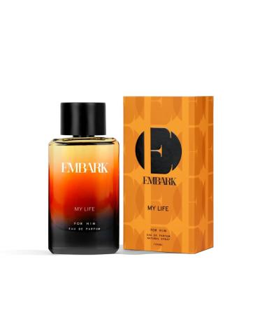 EMBARK My Life For Him Liquid Perfume For Men 100ml Premium Eau De Parfum Ambery & Citrus Fragrance - Buy Online on GoSupps.com