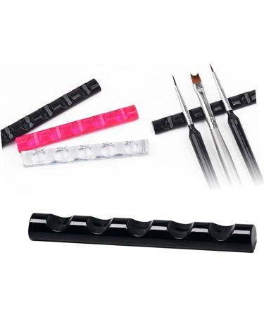 DOITOOL 1pc Clear Display Stand Fountain Pen Holder Pen Display Stand Pencil Display Rack Stand for Nail Pen Nail Brush Holder Storage Rack Paint Brush The Brush Black Frame Manicure medium - Buy Online on GoSupps.com