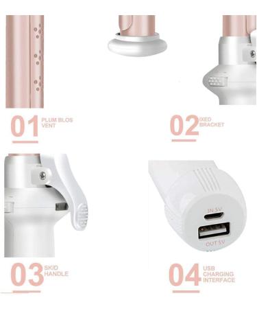 Mini Cordless Curling Iron - 2 in 1 USB Rechargeable Ceramic Hair Curler & Straightener for Travel - 30W Wet & Dry Hair Styling Tool - Buy Online on GoSupps.com