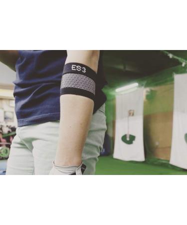 OS1st ES3 Elbow Bracing Sleeve - Relief for Tennis & Golfers Elbow | Compression Sleeve for Elbow Pain - Small Size - Buy Online on GoSupps.com