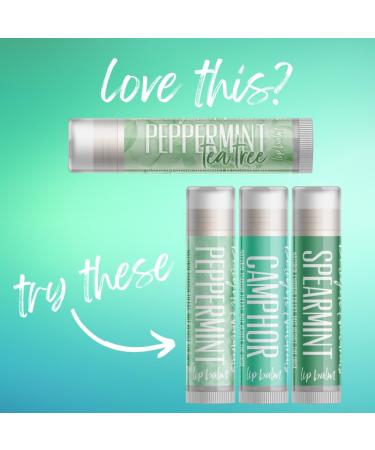 Delight Naturals Peppermint Tea Tree Lip Balm - Set of Three - Buy Online on GoSupps.com