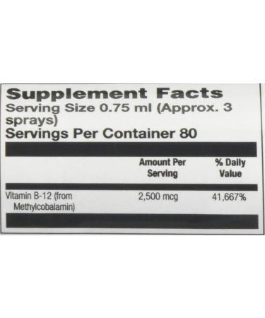 KAL B-12 Methylcobalamin 2500 mcg - Berry Flavor, 2 fl oz | Energy & Wellness Support - Buy Online on GoSupps.com