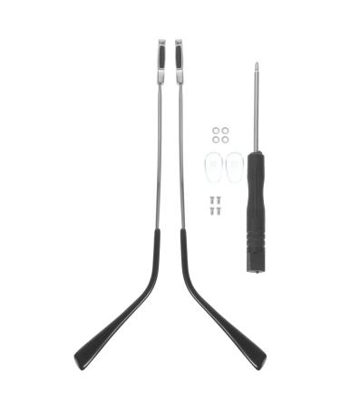 Healvian 1 pair of glasses repair accessories DIY brackets for glasses glasses brick sunglasses-arm-legs substitute replacement glasses legs glasses arm legs Brille part metal temple legs and feet