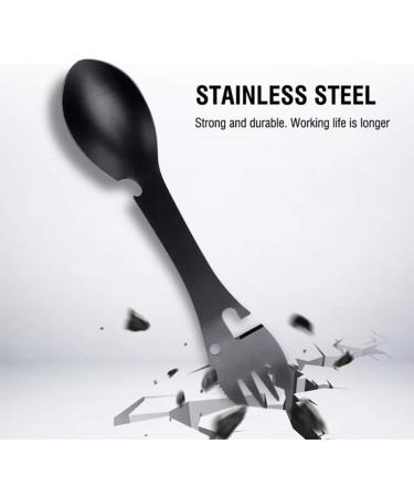 BESPORTBLE Hiking Tableware 5 1 Integrated and Fork Spoon Flatware Camping Forks Travel Utensils Small Tools Outdoor - Buy Online on GoSupps.com