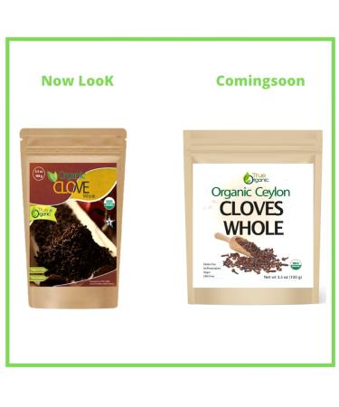 Organic Ceylon Cloves Whole 3.5oz - USDA Organic, Kosher, Non-GMO - Premium Quality for Baking, Cooking, Teas & Drinks - Buy Online on GoSupps.com