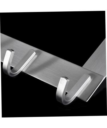 Alipis Stainless Steel Hooks Behind Door Organizer Hooks Bathroom Hooks Hook up Door Hook No Punching - Buy Online on GoSupps.com