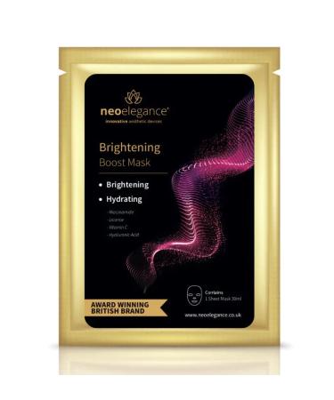 Brightening Boost Sheet Mask - Illuminate Skin | Award-Winning Neo Elegance UK