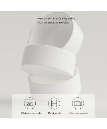 Kjaoyu Elevated Puppy Bowls for Food & Water | Ceramic Cat Bowls | Cervical Spine Protection | Double Feeder | Green & White - Buy Online on GoSupps.com