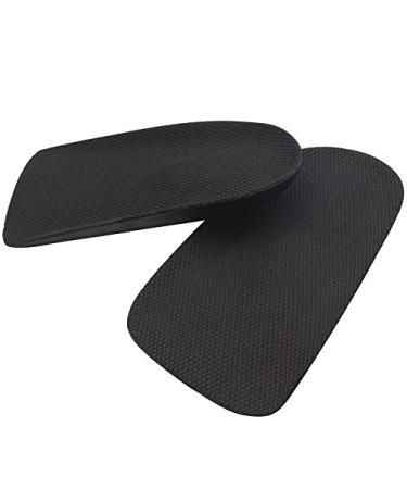 footinsole Heel Cushion Height Insoles - Shoe Lifts   Increase   Inch Height Instantly   Comfortable Mesh Black