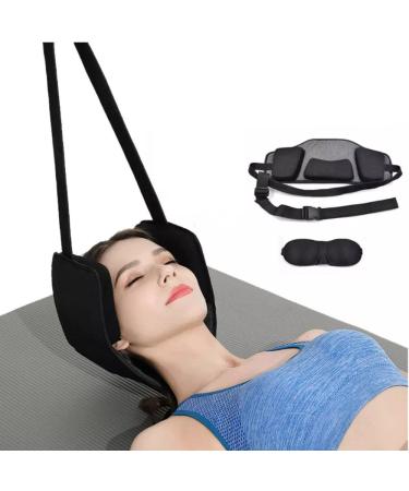 Nicebee Neck Head Hammock for Text Cervical Back Pain Relief with Eye Mask and Durable Elastic Safety