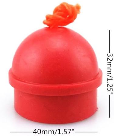 HONBAY 3pcs Rubber Pool Table Billiard Cue Chalk Holders - Mix Color with String - Buy Online on GoSupps.com