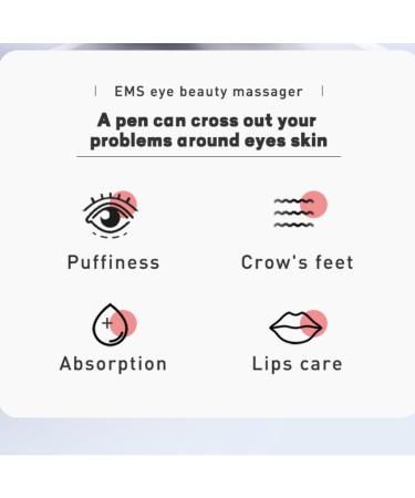 Electric Eye Massager EMS Eye Anti-Wrinkle Massager to Reduce Dark Circles Fine Lines Bags Under Eyes(1206s) - Buy Online on GoSupps.com