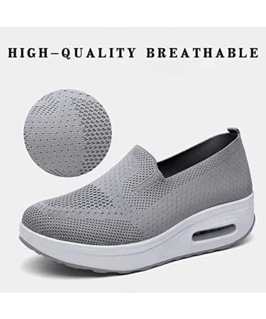 Roseowder Women's Orthopedic Sneakers - Size 7.5 Black | Comfortable Supportive Shoes - Buy Online on GoSupps.com