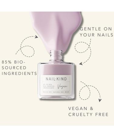NAILKIND Mauve Lilac Nail Polish - Vegan & Cruelty-Free - Long-Lasting Chip Resistant Formula - 8ml - Buy Online on GoSupps.com