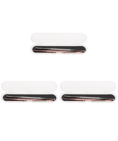 3sets Tool Simple Bag Travel for and Pickers Adults End Steel Earpicks Double- Remover Removal Catcher Spoon Spiral Wax Cleansing Removal: Pick Purse Cleaning Portable Scratch 12.5X0.8CMx3pcs Assorted Colorx3pcs