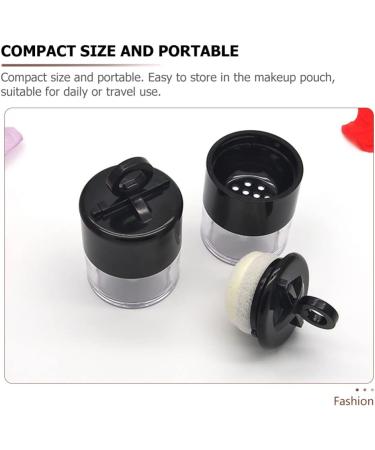 Beaupretty 2pcs Box Powder Box Travel Containers for Loose Powder Double Loose Powder Pot Sponge Abs Makeup Box - Buy Online on GoSupps.com