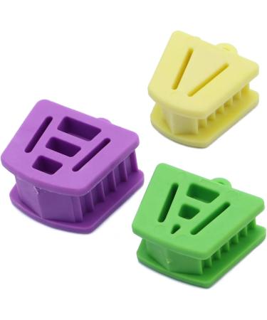 ULTECHNOVO Mouth Guard: 3pcs Dental Bite Blocks Multi Size Mouth Props Silicone Dental Bite Blocks Occlusal Pads for Mouth Opener Aldult Cheek Teeth Clenching Accessories - Buy Online on GoSupps.com