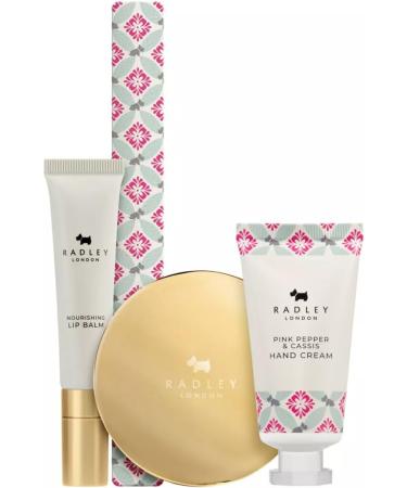 Generic Radley London Limited Edition Skin Care Gift Set Hand cream Lip balm Mirror Nail file and Beauty bag. - Buy Online on GoSupps.com