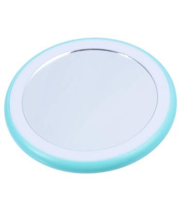 Mirror Led Compact Green Wallets for Women Green Purse Round Purse Ladies Purses Women s Purses Green Mini Purse Womens Purse Ladies Wallet Desktop Handbag Travel Plastic