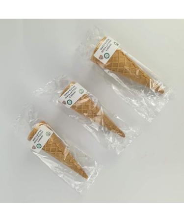 40 Pack Vegan Ice Cream Cones Gluten Free Lactose Free for Waffle Celiacs Gluten Free Ice Cream - Buy Online on GoSupps.com